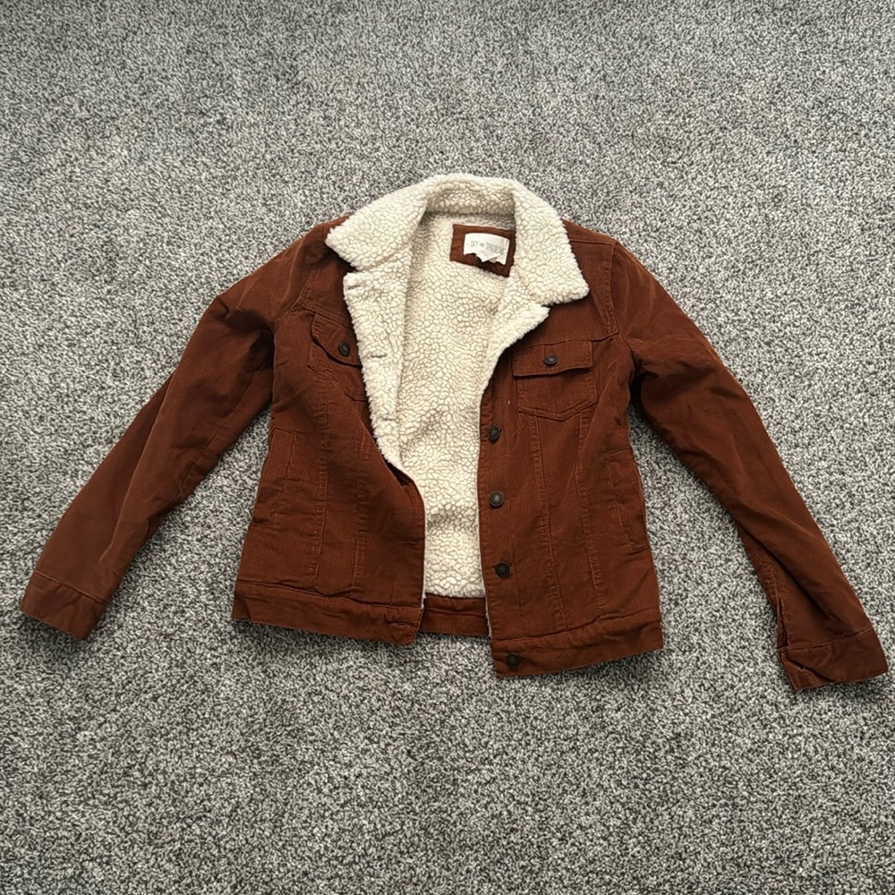 courdoroy fur jacket